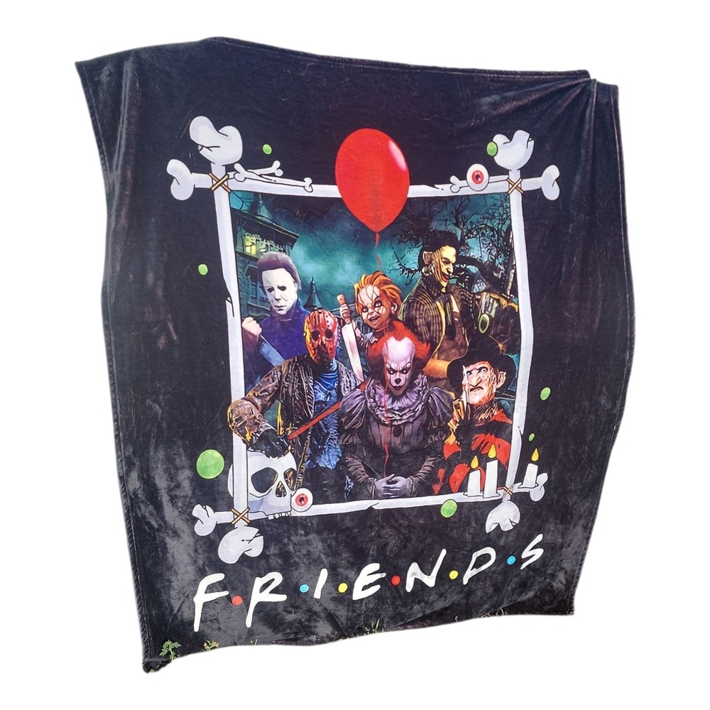 Friends Halloween Throw Blanket 48 By 60